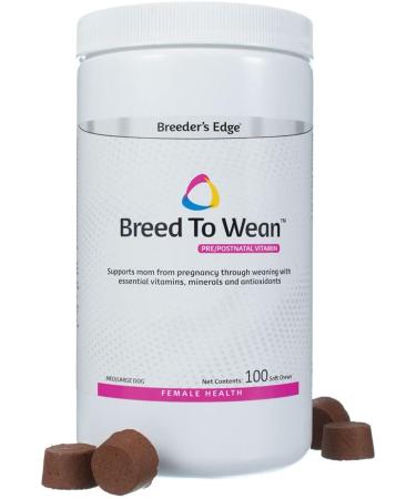 Breeder s Edge Breed to Wean Prenatal and Postnatal Multivitamin for Dogs & Cats Supports Pregnant & Nursing Moms Supplement Provides Antioxidants Vitamins & Minerals 100ct for Medium & Large Dogs 100ct Medium & Large Dog - Buy Online on GoSupps.com