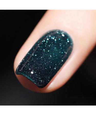 Glitter Nail Polish Holographic Nail Varnish Diamond Glitter Quick Dry Nail Polish No UV Lamp Curing Long Lasting Chip Resistant Non-Toxic Quick Drying Salon Manicure At Home Manicure (LS-15) - Buy Online on GoSupps.com