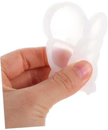 OUNONA 2pcs DIY Baking Mold Unicorn Horn Silicone Lollipop Silicone Candle Fun Animal Cake Molds Horn Ears Molds Chocolate Candy Molds Fondant Cake White Silica Gel Popsicle - Buy Online on GoSupps.com