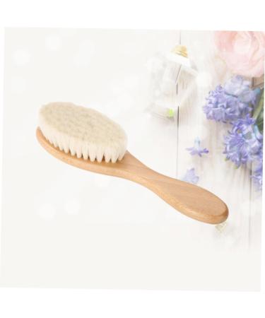 3pcs Facial Cleansing Brush Set - Boar Bristle & Bamboo Wooden Newborn Comb (11x6cm) | Eco-Friendly & Gentle Skincare - Buy Online on GoSupps.com