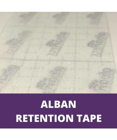 ALBAN Dressing Retention Tape 4 x 11 yds - Hypoallergenic Non-Woven Adhesive - Medical Fixation Tape for Wound Care - Buy Online on GoSupps.com