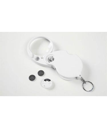Mini Pocket Glass 4X 20X HD Lens Swivel Folding Keyring Magnifier Portable Small Loupe with LED Light for Seniors Low Vision Travel Books Magazines Made in China - Buy Online on GoSupps.com