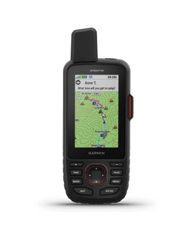 Garmin GPSMAP 66i, GPS Handheld and Satellite Communicator, Featuring TopoActive mapping and inReach Technology Single GPS