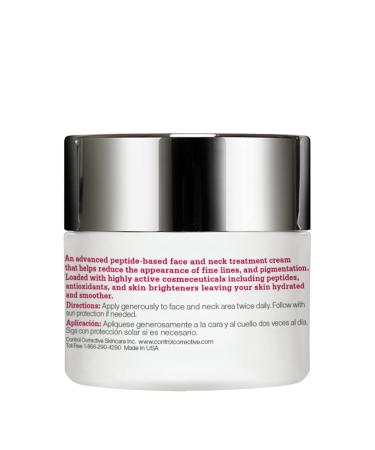 CONTROL CORRECTIVE Anti-Wrinkle Face & Neck Cream - Advanced Peptide Moisturizer for Aging Skin Hydrating & Firming 2 Oz - Buy Online on GoSupps.com