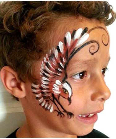 Natural Earth Paint Mini Face Paint Kit - Non-Toxic, Long Lasting, High Quality - 4 Vibrant Colors, Hypoallergenic for Halloween, Festivals - Buy Online on GoSupps.com