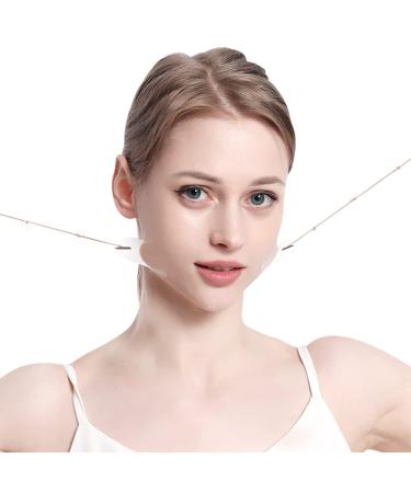 Face Lift Tape Invisible - V-Shape Face Lifting Stickers for Instant Facelifts | Pack of 20 Transparent Facial Patches with Fixed Ropes - Buy Online on GoSupps.com
