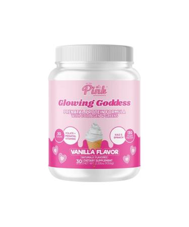 Prenatal Protein Shake 30 Servings Lasts 1 Whole Month Dairy Free Shake Protein Powder Collagen Infused Low in Sugar Powdered Prenatal Vitamin Blend