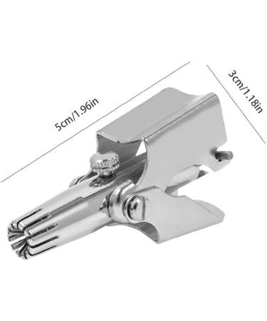 JJLFresheners Stainless Steel Nose Hair Trimmer | Portable & Washable Ear & Nose Hair Remover - Best for Grooming - Buy Online on GoSupps.com