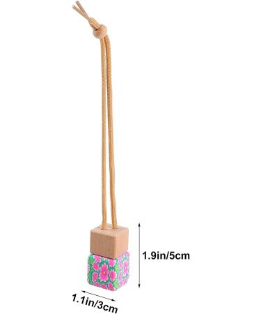 Healifty 6pcs 8ML Car Hanging Diffuser Glass Perfume Bottles - Aromatherapy Ornament & Car Air Freshener - Buy Online on GoSupps.com