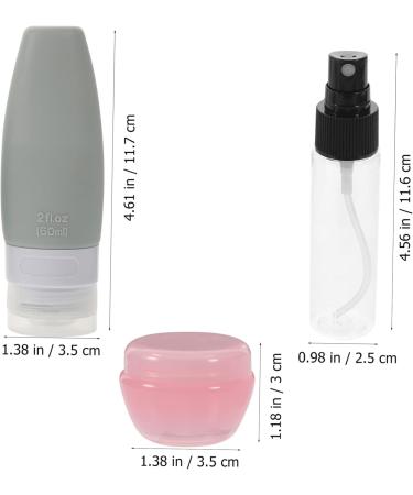 HONMEET Shampoo Travel Container 1 Set Silica Gel Bottle Skincare Kit Travel Set Skin Care Products Pp Cosmetic Travel Containers - Buy Online on GoSupps.com