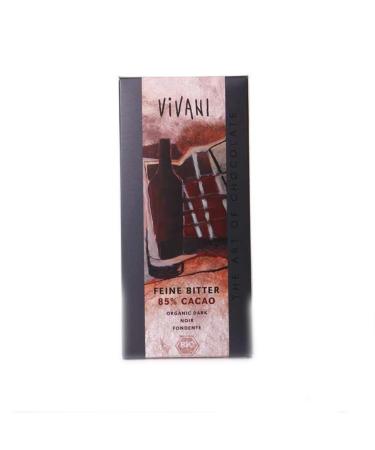 Vivani Organic Chocolate | 85% Dark Chocolate | 10 x 100G