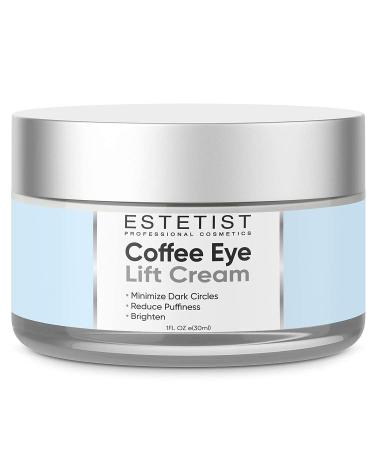 ESTETIST Caffeine Infused Eye Lift Cream - Brightens Dark Circles, Firms Under Eye Bags, & Tightens Sagging Skin - Neck & Chest Firming Cream - Buy Online on GoSupps.com