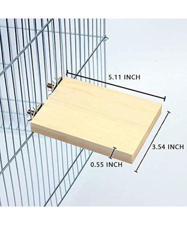 Wooden Bird Perch Stand Platform for Parrot Budgies Parakeet Cockatiels - DK NAT - Buy Online on GoSupps.com
