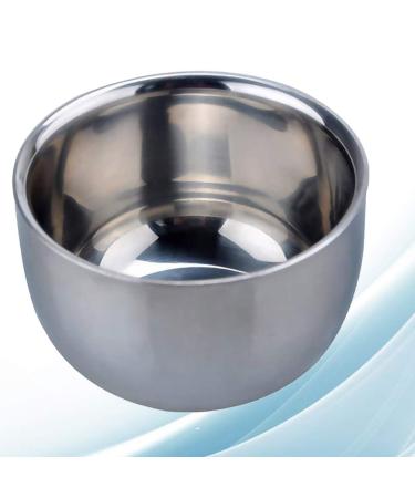 Premium Stainless Steel Razor Shell Shaving Soap Bowl - Men's Shaving Accessories & Soap Cup Container - Buy Online on GoSupps.com