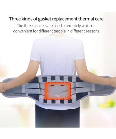 FoRes Fixed Breathable Waist Belt - X-Large Back Lumbar Support with Alloy Steel Plates & Triple Compression for Pain Relief - Buy Online on GoSupps.com