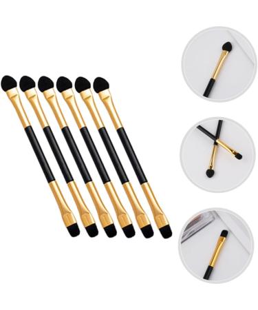 FOMIYES 100 Pcs Double Ended Eyeshadow Brush Eye Shadow Makeup Brush Small Eyeshadow Brush Eyeshadow Makeup Brush Precision Eyeshadow Brush Eye Makeup Brush Eyeshadow Brush for Women 12.50X0.50X0.50CMx5pcs Goldenx5pcs - Buy Online on GoSupps.com