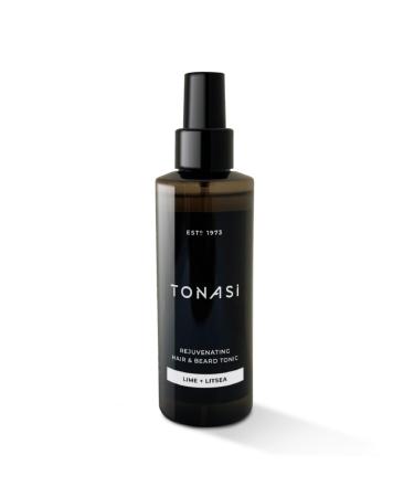 Tonasi Rejuvenating Hair Tonic Men s Grooming Tonic Hairstyling with Natural Ingredients and Fragrance For Strengthens Hair Moisture Combats Dandruff and Make Non-Greasy Hair Styling 150 ml Lime + Litsea