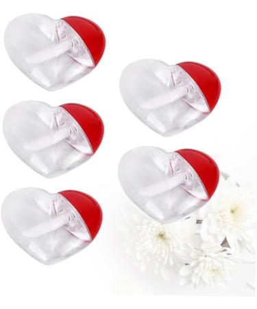 Homoyoyo Lot de 5 Set de Tubes de Gloss L vres de C ur Plastique Transparent Vides et Rechargeables Format Petit pour Maquillage L vres Voyage et Rangement Cosm tique Pratique - Buy Online on GoSupps.com