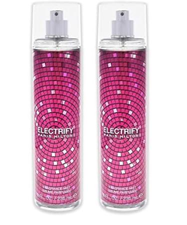 Paris Hilton Electrify Women 8 oz Fragrance Mist (Pack of 2) 8 Ounce (Pack of 2)