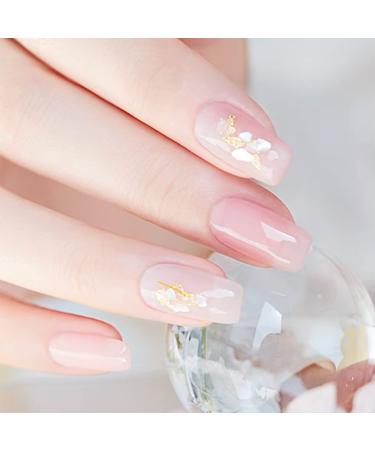 Vishine 4Pcs Jelly Nude Pink Milky White Rose Gel Nail Polish Set - French Manicure Kit 8ML - Buy Online on GoSupps.com