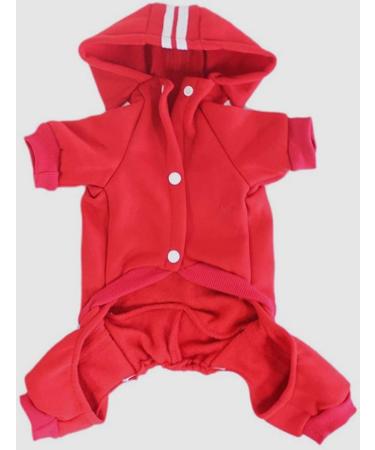 Dog Hoodies & Fleece Sweaters for Small to XL Dogs - Warm Cotton Football MVP Overall - Buy Online on GoSupps.com