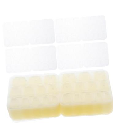 Beaupretty 50 Sheets of Solid Glue Gel for Pressure Stickers Double Sided Adhesive Tabs