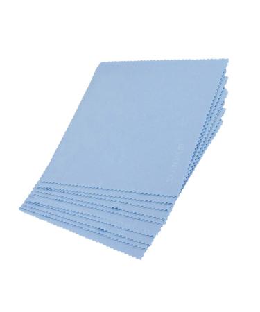 Healifty 50Pcs Microfiber Cloth Screen Cleaning Cloth Premium Microfiber Cleaning Cloth Eyeglasses Jewelry Wipe Cloth Mirror Cleaning Cloths Glasses Lens Wipes Camera Lens