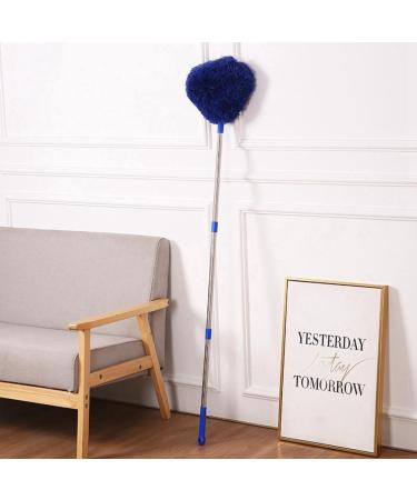 Dewedrt Retractable Duster Stainless Steel Long Handle Dusting Brush Car Household Cleaning Tools Easy Install Easy to Use Navy Blue - Buy Online on GoSupps.com