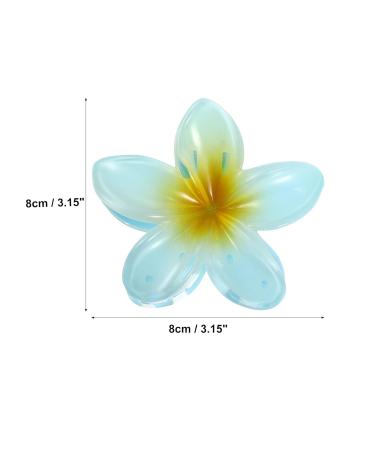 VOCOSTE 4Pcs Flower Claw Clips Hair Accessories for Girls - Pink Purple Blue Yellow - Buy Online on GoSupps.com