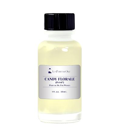 Candy Florale Perfume Oil for Women Sweet Floral Fragrance Multiple Sizes (1 Oz. (30 ML) Boston Bottle)