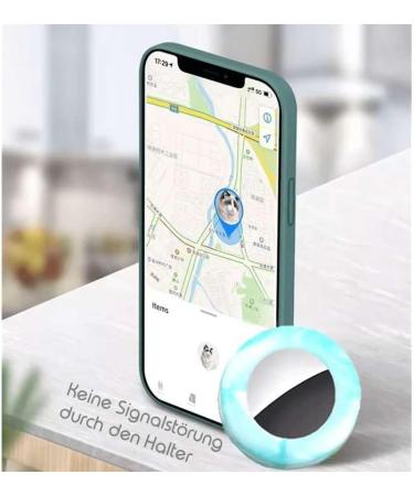 Buy moosh Silicone Airtag Holder for Dogs & Cats - Stylish Navy Blue Pet Tracker Accessory - Safe & Durable International Shipping - Buy Online on GoSupps.com
