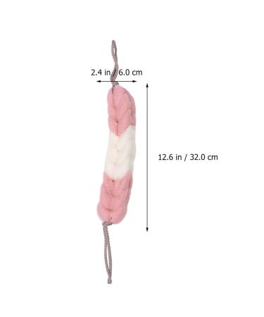 HEALLILY 3pcs Exfoliating Loofah Back Scrubber Set for Bath Shower - Long Stretch Mesh Strap with Rope Handles - Body Deep Cleaning Essentials - Buy Online on GoSupps.com