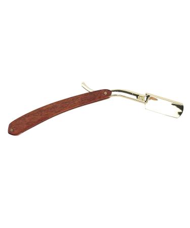 Ergonomic Vintage Beard Razor Stand for Men | Solid Wood & Stainless Steel Holder | Perfect Barber Shop Accessory - Buy Online on GoSupps.com