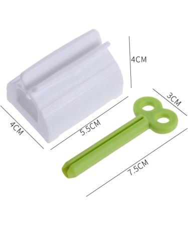YOXIER Cosmetics Press Squeezing Dispenser 4pcs Automatic Toothpaste Squeezer Tube Cosmetics Press Face Cleanser Dispenser Toothpaste Tube Squeezer Green - Buy Online on GoSupps.com