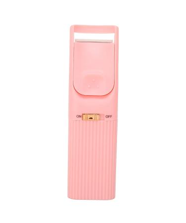 Qukaim Heated Lash Curler Heated Eyelash Curler USB Quick Preheating Intelligent Temperature Control Pink