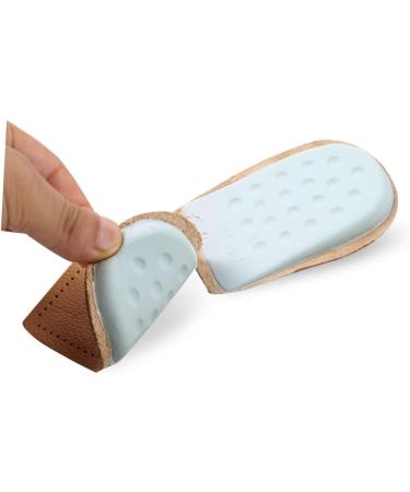 Minkissy Ball of Foot Cushions for Heels - Thickened Leather & Latex Forefoot Pads for Women - Yellow Half Insoles - Buy Online on GoSupps.com