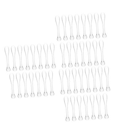 FRCOLOR FRCOLOR 45 Pieces Mask Metal Kitchen Spoon Metal Spoons Makeup Spatula Cosmetic Spoons Miss Pack Acrylic Eye Cream