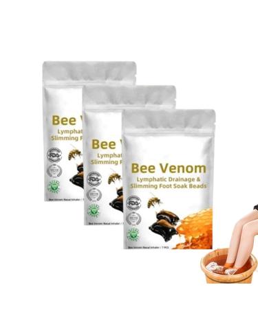 Lukmlca Bee Venom Foot Soak Lukmlca Bee Venom Lymphatic Drainage & Slimming Foot Soak Beads Lukmlca Bee Venom Lymphatic Drainage Foot Soak Lukmlca Bee Venom Lymphatic Foot Soak (3pack)