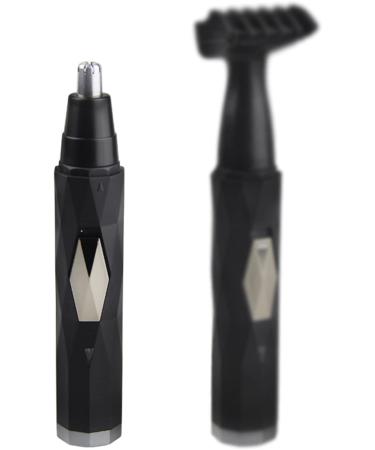 Buy Nose Hair Trimmer - Dual Ear & Eyebrow Trimmer for Men & Women | Black Facial Hair Grooming Tool - Buy Online on GoSupps.com