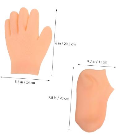 Healeved Moisturising Socks 1 Set Beauty Gloves Socks Waterproof Socks Moisturizing Gloves Womens Socks Women Moisturizing Socks Moisturizing Hand Gloves Lotion Sebs Whitening Women's - Buy Online on GoSupps.com