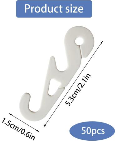 Mask Extender Obles - 50 Anti-Slip Silicone Hooks for Adults & Kids | Adjustable Face Mask Holders & Accessories in White - Buy Online on GoSupps.com