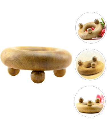 Gleavi 5-St Massage Device | Wooden Muscle Roller & Reflex Zone Tool for Back & Shoulder Massage - Buy Online on GoSupps.com