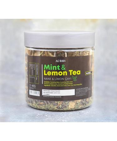 Ali Baba Mint & Lemon Tea (Nane & Limon Cayi) | Discover the Perfect Blend of Mint and Zesty Lemon | Indulge in a Refreshing Tea Infusion | Delight in the Essence of Turkish Tea Culture | 100g - Buy Online on GoSupps.com