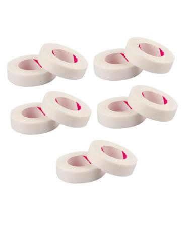 Ipetboom 10 Rolls Grafting Tape Eyelash Foam Tape Foam Lash Tape Eyelashes Grafting Tape Makeup Tape Eyelash Lash Tape The Tape Non-woven Tape White Dedicated Miss Eyelash Curler