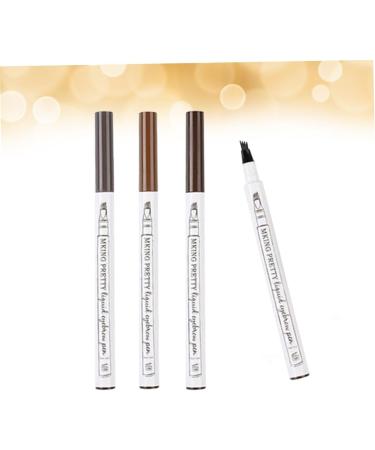 Mipcase 12 Pcs Brow Pencil Eyebrow Pen Eyebrow Makeup Tool Liquid Eyebrow Powder 1 count (Pack of 1) As Shownx3pcs - Buy Online on GoSupps.com