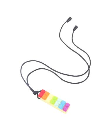 Buy Colorful Non-Toxic Baby Bite Ring Necklace - Sensory Silicone Chew Toys (5 Pieces) | Safe & Soft Teething Solution for Newborns - Buy Online on GoSupps.com