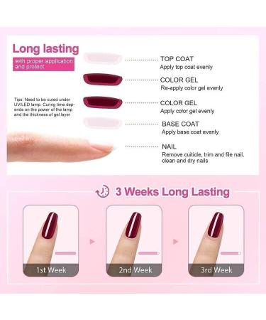 Vishine Brand Nail Varnish Gloss Polish 8ml Bottle UV Gel Polish Nail Manicure Lacquer #1342 1342-8ml - Buy Online on GoSupps.com