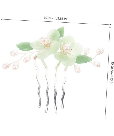 Ipetboom Antique Hair Clasp Girls Hair Clips Floral Hair Clip Hair Claw Clips for Girls Floral Hair Comb Bridal Side Hair Comb Headpiece for Women Hanfu Tiara Hair up Alloy Costume - Buy Online on GoSupps.com