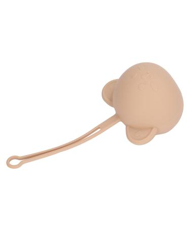 Silicone Pacifier Storage Case - Dustproof & Practical for Newborns | Soft Coffee Color Dental Glue Case - Buy Online on GoSupps.com