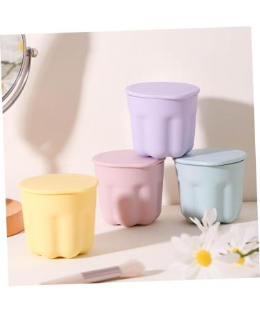 Mikinona 2 Sets Pp Washing Bowl Beauty Brush Scrubber Bowl Cleaning Bowl Cosmetic Brush Cleaning Mat Makeup Brush Makeup Tool Cleaner Silica Gel Cleaning Supplies Portable 8.5x8CM As Shown - Buy Online on GoSupps.com